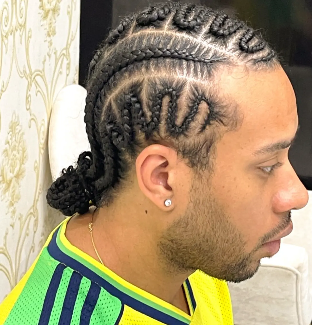 Cornrows homme profil