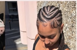 Feed in braids longues de profil