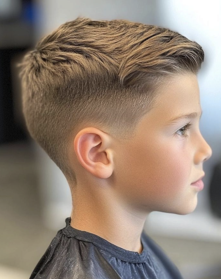 Coupe enfant classique avec dégradé net